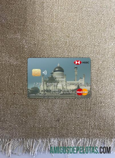 Brunei HSBC Bank Mastercard Photolook Frente exemplo real